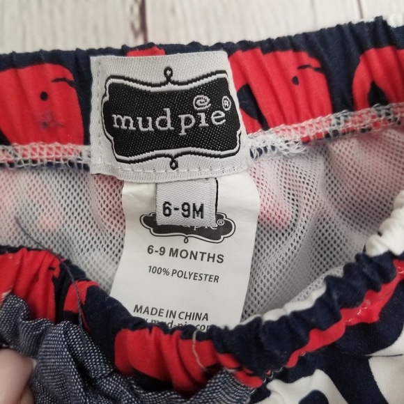 Mud Pie Baby Boys' Whale swim Trunks Baithing Suit - Picture 5 of 6